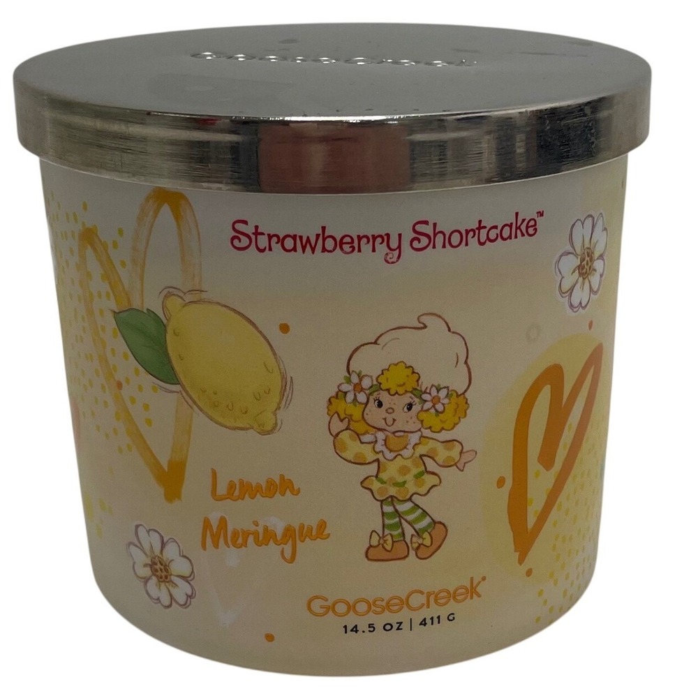 Goose Creek Strawberry Shortcake Lemon Meringue 3-Wick Candle 14.5oz New